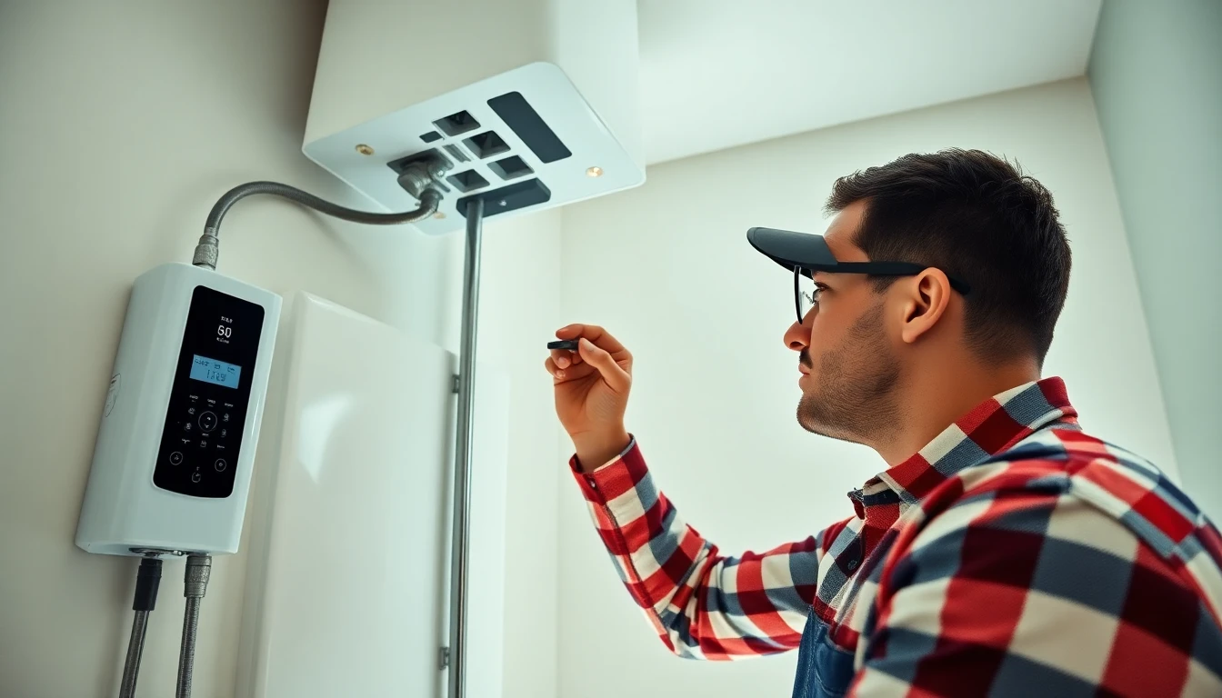 Electric Tankless Water Heater Installation