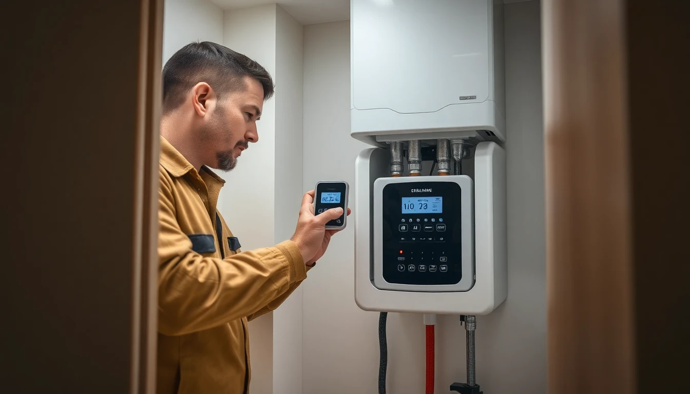 High-Efficiency Tankless Water Heater Install